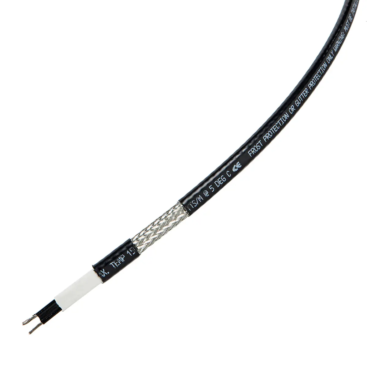 RAYCHEM GM-2X - Samoregulační topný kabel pro prevenci hromadění sněhu a ledu v okapech a na střechách, výkon 18 / 36 W/m (446105-000)