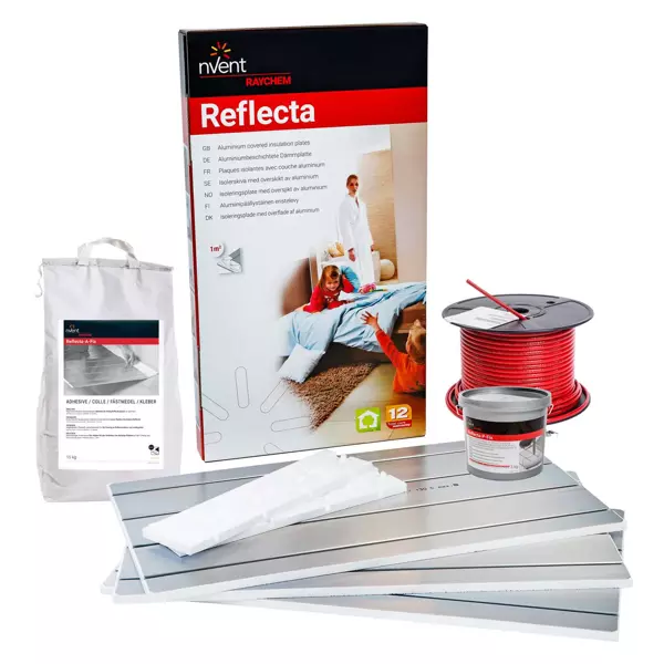 RAYCHEM R-RF-10M2-TL - Reflecta TL varmekit til flisegulve for 10,0 m² område (1244-002564)