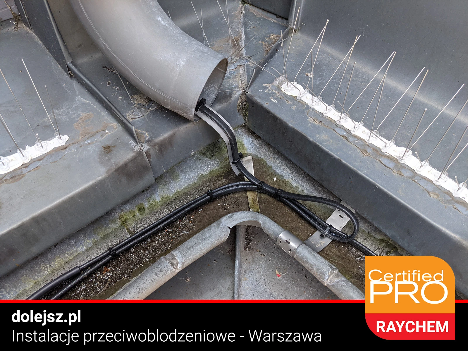 Ogrzewanie rynien Warszawa