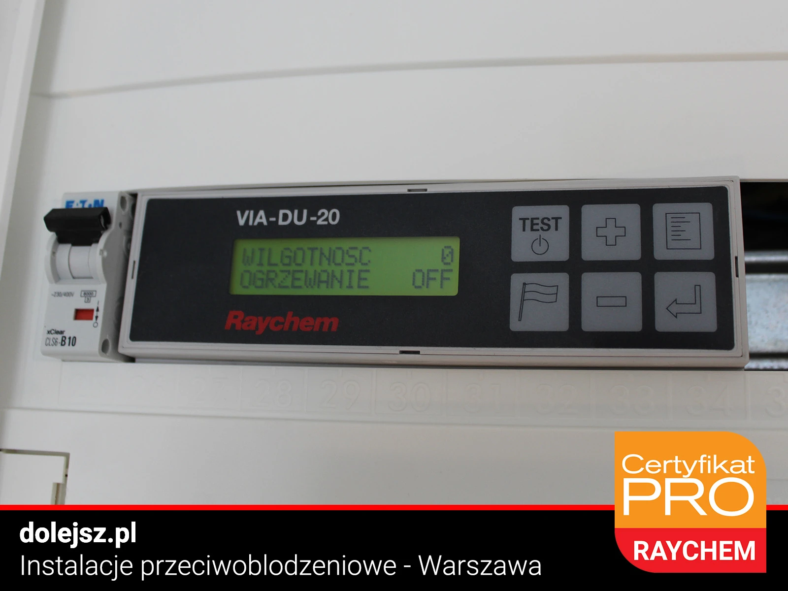 Instalacja przeciwoblodzeniowa sterownik