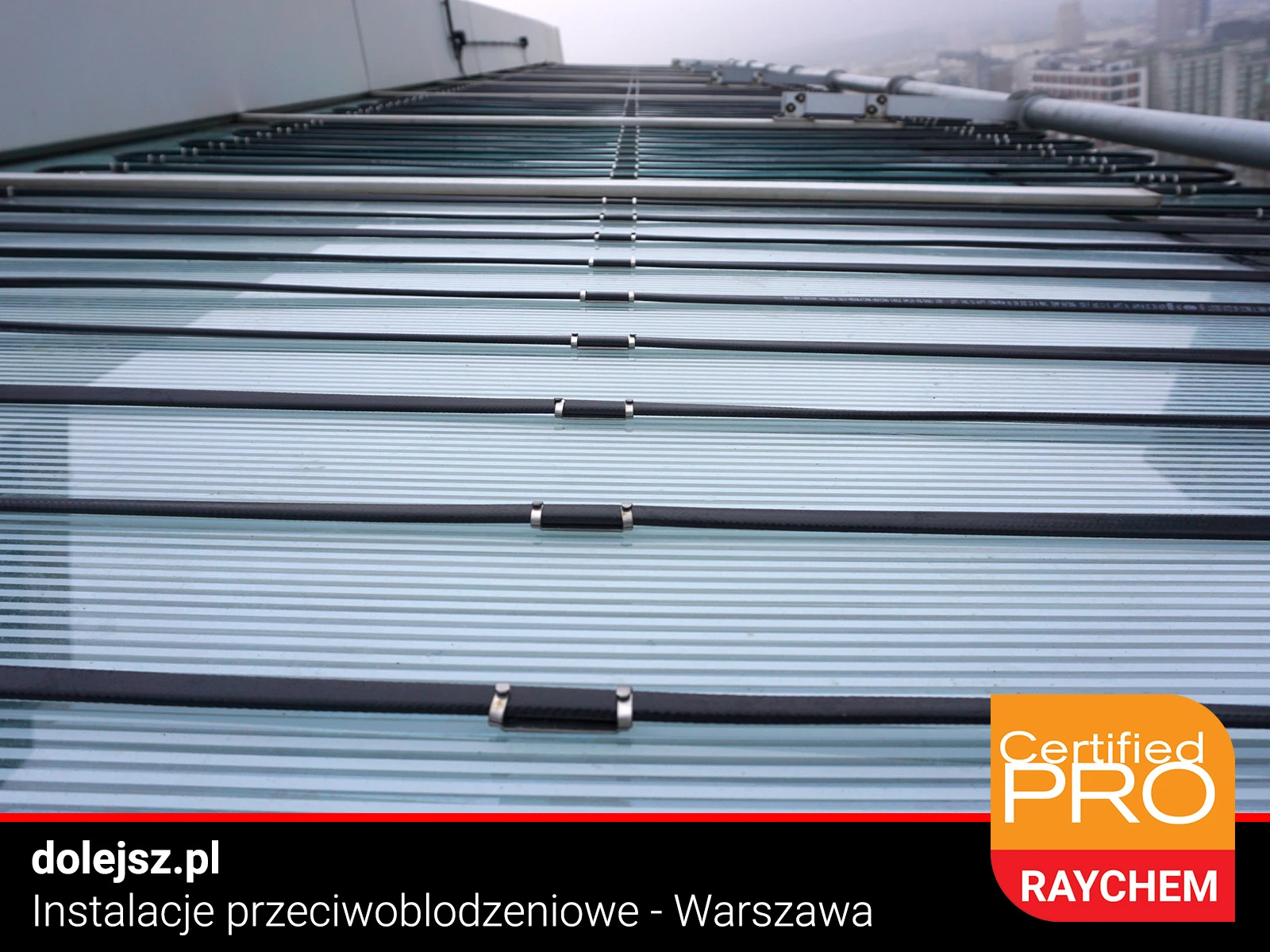 montaż instalacji przeciwoblodzeniowej Warszawa