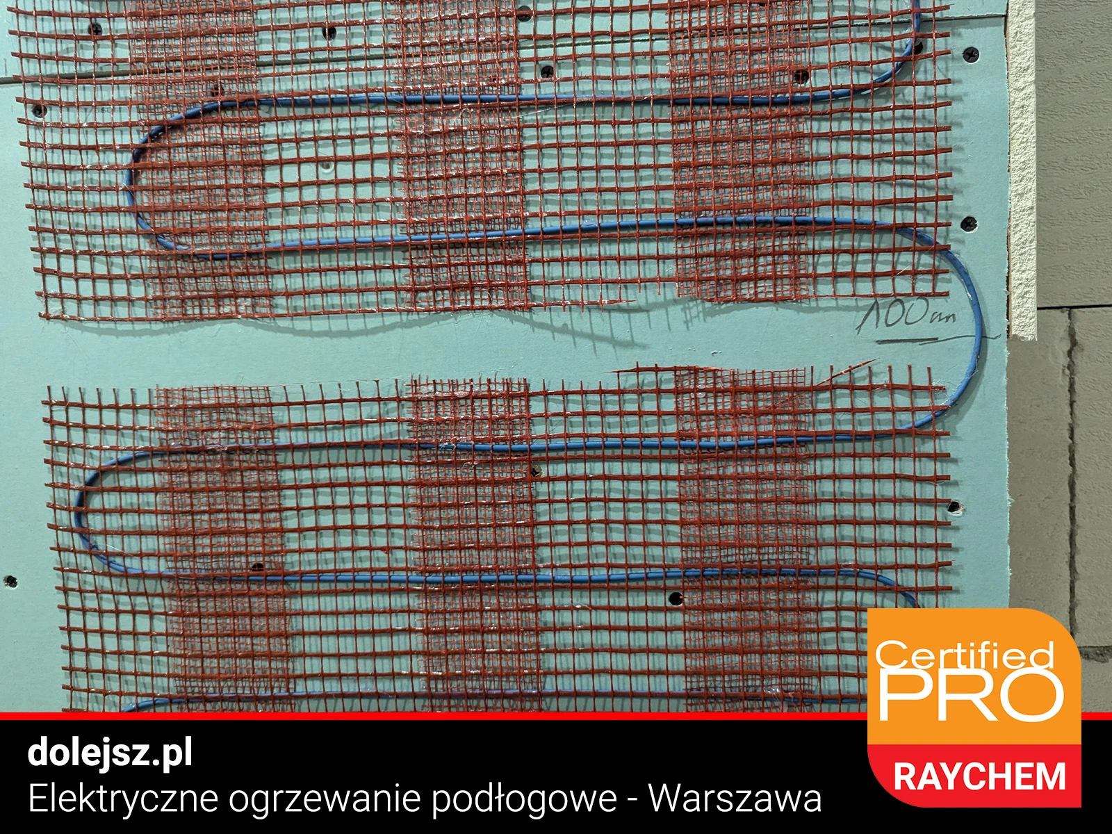 Elektryczna mata grzewcza ścienna