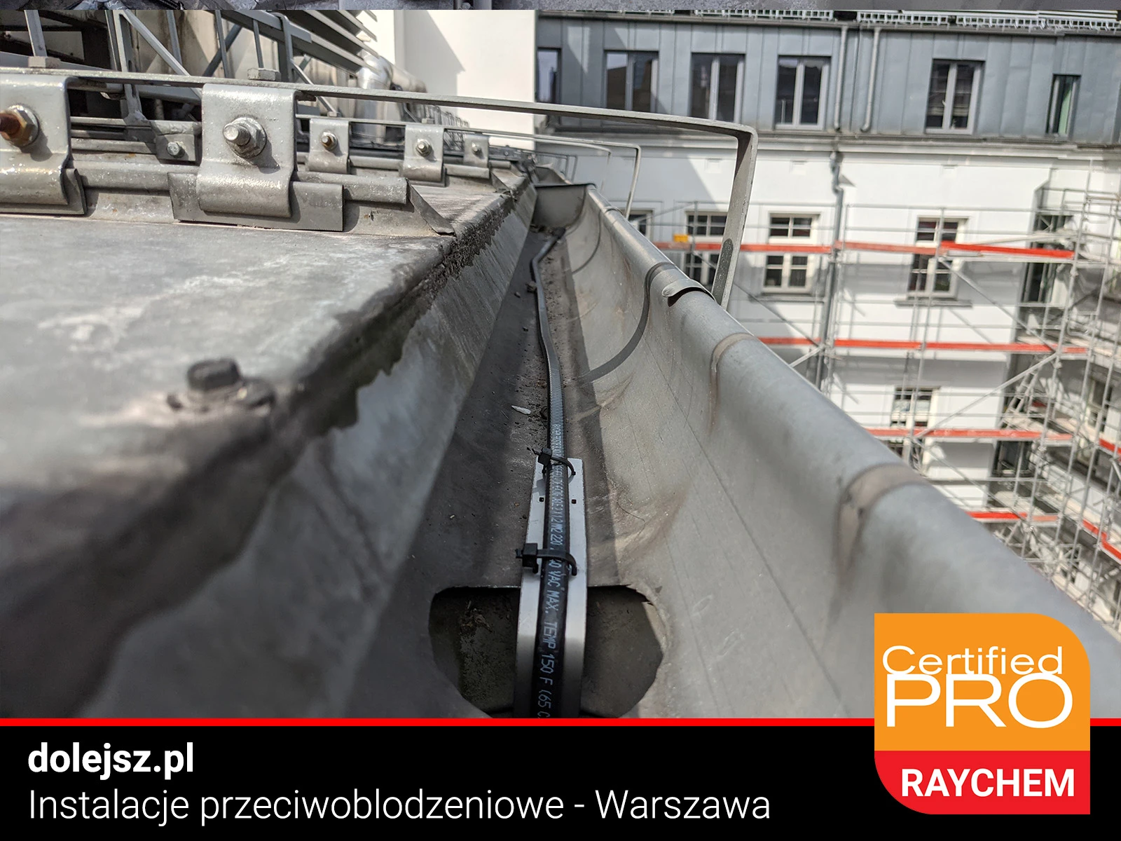 Ogrzewanie rynien Warszawa