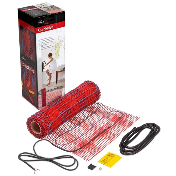 RAYCHEM R-QN-N-12.0M2/T0 - Heating mat for QickNet-90 W/m² electric floor heating - 12 m² / 0.5 x 24.0 m / 1080 W (SZ18300293)