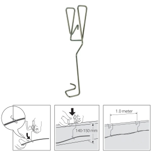 RAYCHEM GM-CLIP-L - Uchwyt, 1244-013851