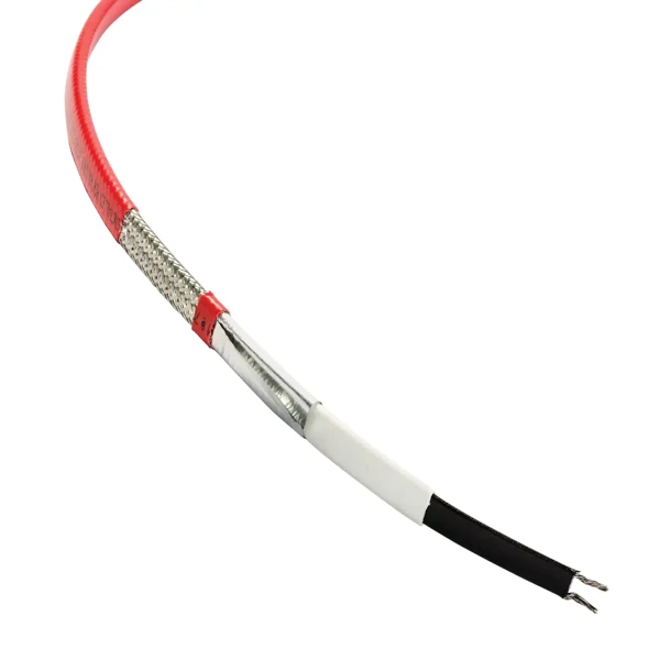 RAYCHEM HWAT-R - Cable calefactor autorregulable para mantener la temperatura del agua caliente entre 37 - 70°C, rojo (266435-000)