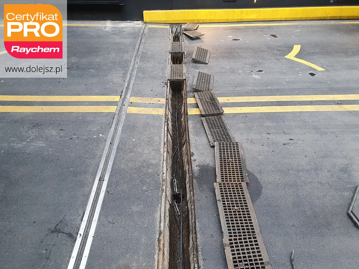 ogrzewanie elektryczne odwodnienia liniowego typu ACO