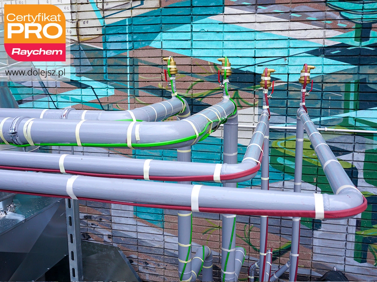 Ogrzewanie rurociągu z wodą lodową - Warszawa