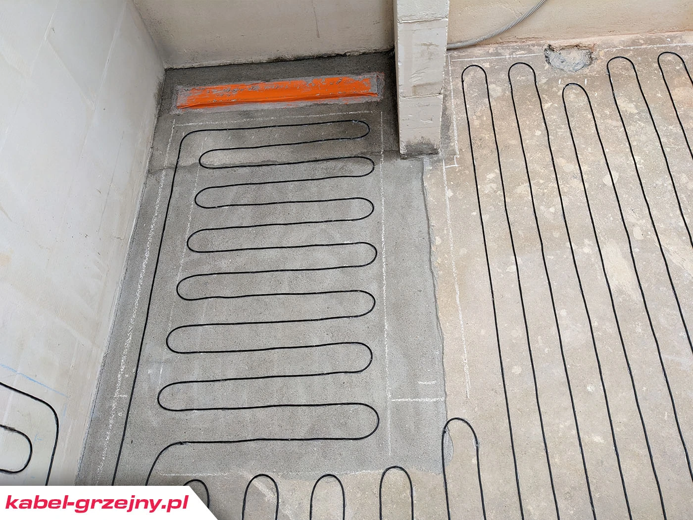 kabel grzejny w łazience i pod prysznicem
