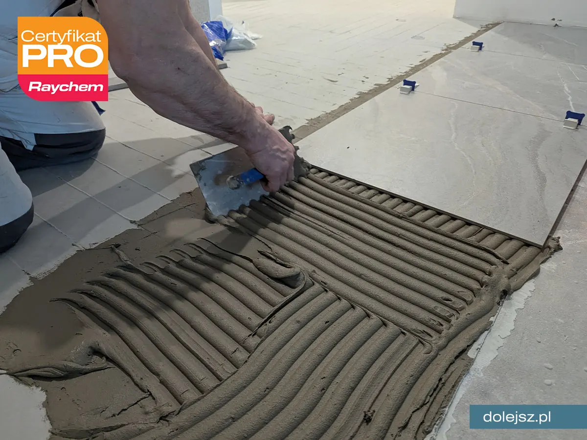 Elektryczne ogrzewanie podłogowe pod płytkami ceramicznymi - montaż Warszawa