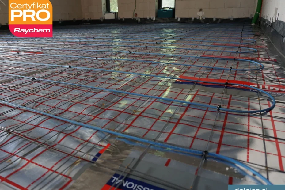 Elektryczne ogrzewanie podłogowe w garażu montaż Warszawa