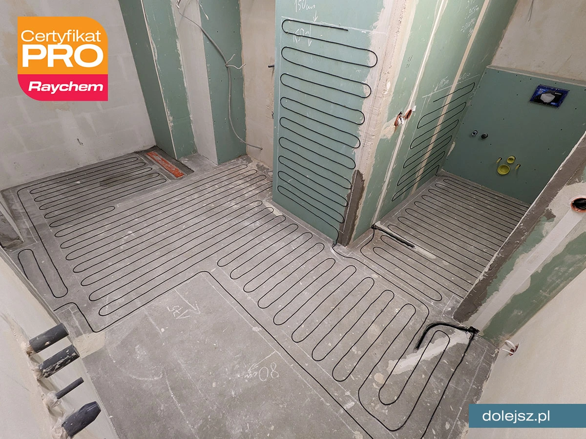 Elektryczne ogrzewanie podłogowe w łazience Warszawa
