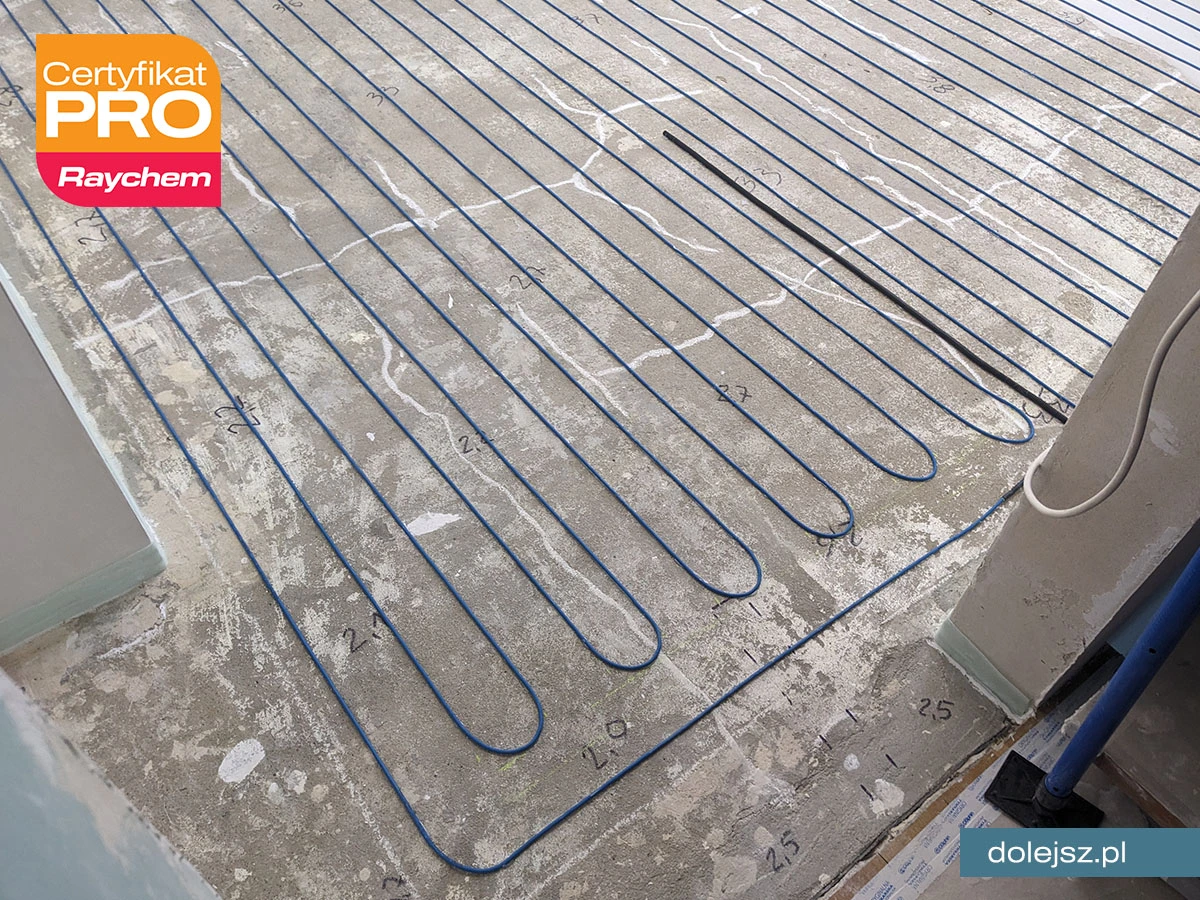 Elektryczne ogrzewanie podłogowe w mieszkaniu - montaż Warszawa