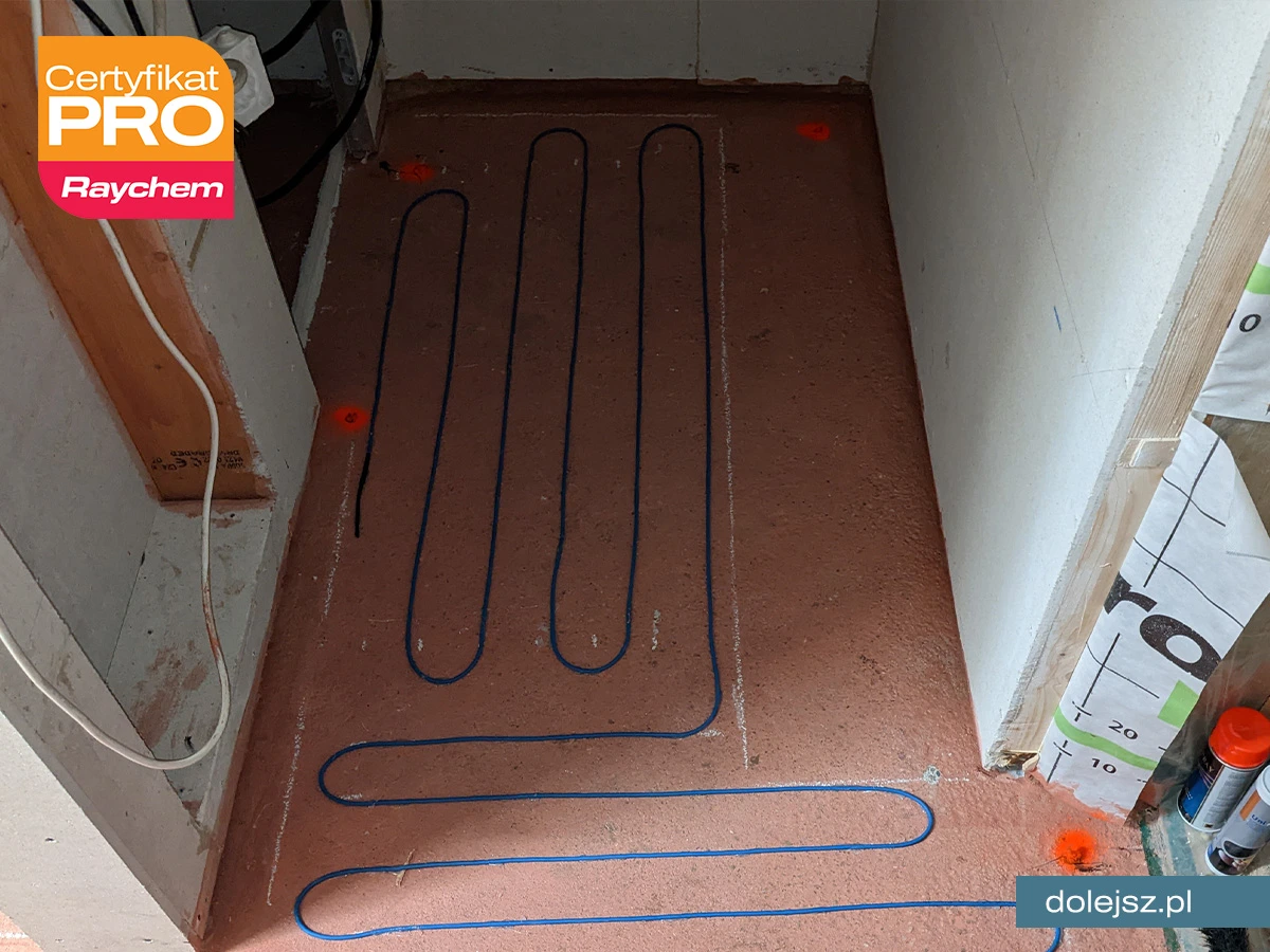 Elektryczne ogrzewanie podłogowe w spiżarni Warszawa