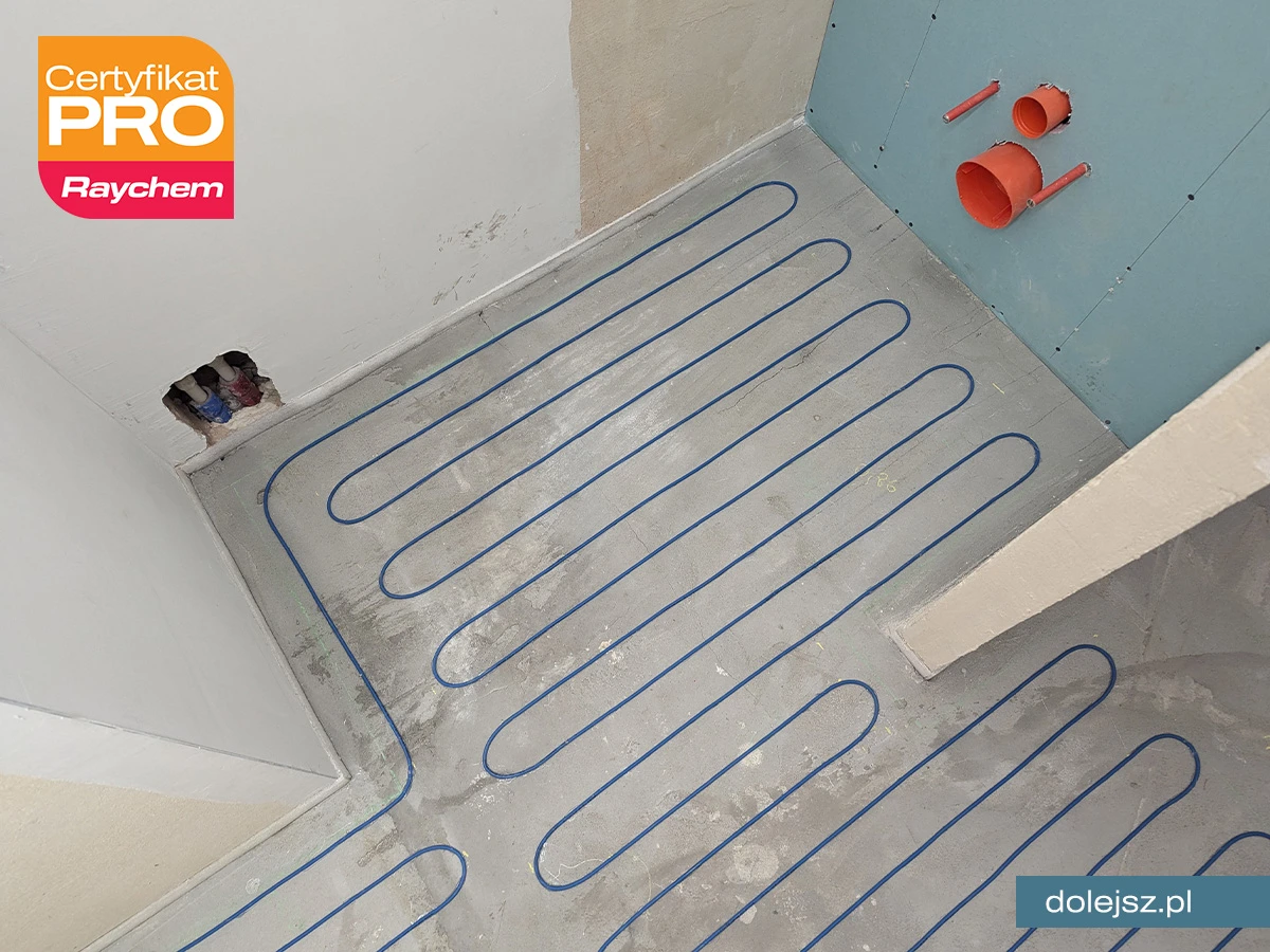 Elektryczne ogrzewanie podłogowe w toalecie