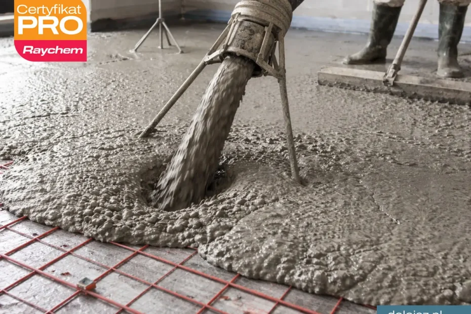 Elektryczne ogrzewanie podłogowe w wylewce betonowej z montażem Warszawa