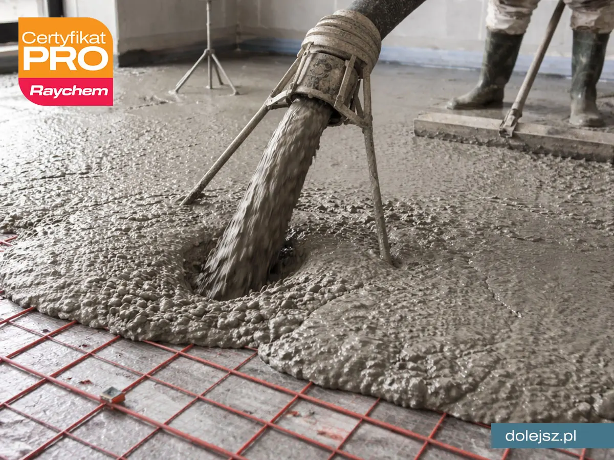 Elektryczne ogrzewanie podłogowe w wylewce betonowej z montażem Warszawa