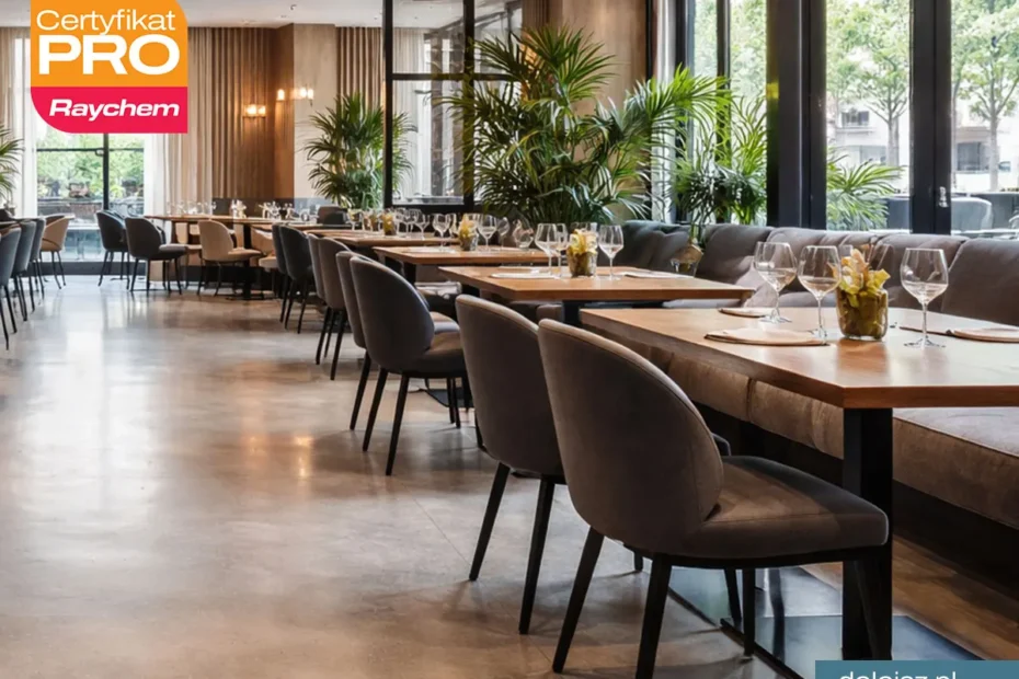 Elektryczne ogrzewanie podłogi w restauracji montaż Warszawa